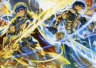 "Marth, el héroe de la esperanza". "Crom, el príncipe de los lazos".