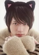 Ryo Kitamura / Face Up / Costume Beige / Cat Ears / Front / Mouth Closed / Background White / 「 Ryo Kitamura Birthday Talk Event 」 Monouri Official photo Full Set Purchase benefits