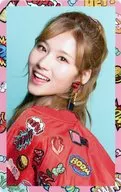 TWICE/サナ/ハイタッチ会参加券付/CD「Candy Pop」(WPZL-31403/4・WPZL-31405/6・WPCL-12820)全形態共通封入特典トレーディングカード