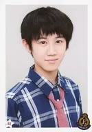 21:EBiDAN 39&KIDs/城戶惠鬥/豐胸衣藍色格紋身體右向/公式生寫真