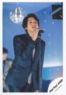 Hey!Say!JUMP/高木雄也/上半身衣服深蓝色右手麦克风/"マエヲムケ>PV&JACQUES摄影Off-shot/官方生写真