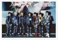 Super Express / Group (7 people) / Horizontal, Whole body, Costume Black, takashi Left Chest / "BULLET TRAIN ONEMAN SHOW SPRING HALL TOUR 2015" 2 billion minutes' LINK Boku no RING "" Official photo Set 9th volume