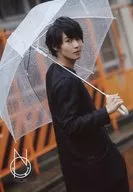 Hiroki Ino / Above the Knee / Black Costume / Right Hand Umbrella / Right Body / 『 Hiroki Ino Birthday Event 2017 「 Ino cence 」 』 Bromide