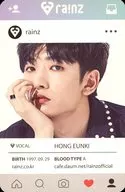 RAINZ / Hong Eun-gi / CD "SUNSHINE" enclosed special bonus Name Card