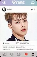 RAINZ / Seo Seong-hyeok / CD "SUNSHINE" enclosed special bonus Name Card