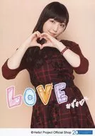 Morning Musume.' 18 / Kiyoshi Fukumura / with printed message, upper body / Morning Musume.' 18 Official photo 『 Love 』 