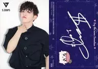 006 : SEVENTEEN/S. COUPS (エスクプス) /NORMAL/ "2017 SEVENTEEN 1 st WORLD TOUR 'DIAMOND EDGE' in Japan" Trading Card