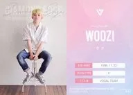 047 : SEVENTEEN/WOOZI (Uzi) / NORMAL / "2017 SEVENTEEN 1 st World Tour" DIAMOND EDGE "in Japan" Trading Card