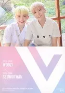 075 : SEVENTEEN/WOOZI (Uzi) / SEUNGKWAN (Seungkwan) / NORMAL / "2017 SEVENTEEN 1 st WORLD TOUR 'DIAMOND EDGE' in Japan" Trading Card