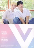 076 : SEVENTEEN/WOOZI (Uzi) / MINGYU (Min Gyu) / NORMAL / "2017 SEVENTEEN 1 st WORLD TOUR 'DIAMOND EDGE' in Japan" Trading Card