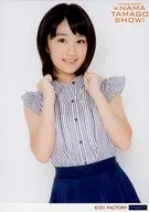 ハロプロ研修生/船木結/上半身・衣装白青・ストライプ・両手グー・2Lサイズ/ハロプロ研修生 発表会 2015～9月の生タマゴShow!～