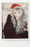 Crimson Shiva / Tomorrow Flower / Upper Body / Costume Black Red / Hat / Right Hand Hair / Background White / Live Cheki