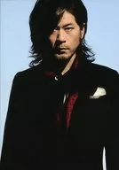 Buck-Tick / Hidehiko Hoshino / Upper body / background light blue / "Buck-Tick TOUR 2014 or Anarchy" goods Torayca