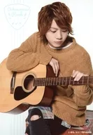 Ryuji Sato (Hajime KATAYAMA) / Hizagami (Above the Knee) / Costume tea / Both hands instrument / Background white / Character actor shot / Stage 「 Ochanomizu Rock -THE LIVE STAGE - 」 Trading Bromide