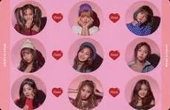 TWICE / Gathering (9 persons) / Pink on the back / 5 th mini album CD 「 What is Love? 」 first Purchase benefits photo card set (A Ver.)