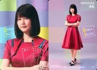 02R [SP Rare (hologram spec) / Main Visual Ver. (with silver hot stamping sign and message)] : Erika Ikuta / SP Rare (hologram spec) / Main Visual Ver. (with silver hot stamping sign and message) / "Nogizaka46 Twin Wafers" Placard (seven eleven only)