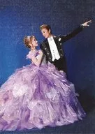 Takarazuka Opera (star set) / Hokusho Norikai / Koukai wind / full body · costume purple black · eye contact · background blue · 2 L size / star set "LOVE & DREAM"-I. Sings Disney / II. Sings TAKARAZUKA-2L steel