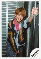 SeXyzone / Satoshi Matsushima / Above-the-knee ・ Costume dark orange ・ Holding a left-handed stick / "SeXyzone repainting Tour 2018" Brochure & Goods shooting off-shot