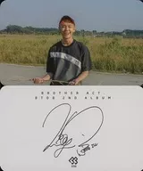 BTOB / Il Hoon / Back Print with signature Size (100 mm x 60 mm) / CDs "BROTHER ACT" Special Treka