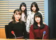 上村莉菜·長濱NE·守屋茜·渡邊理佐/橫型·上半身·兩手下·2L尺寸/【20171208更新】/欅坂46這裏是有樂町星空電視台Konpuri明信片