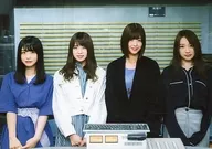 長濱榮·小林由依·佐藤詩織·渡邉理佐/橫型·膝上·雙手下·2L尺寸/【20180518更新】/欅坂46這裏是有樂町星空廣播電台Konpuri明信片