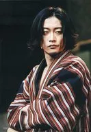 Zenichi hashimoto (Kazuma Yasuno) / Live Photo, Upper Body, Left Side, Figurino Kimono, Red, White, Black, Brace Together / Stage "Wakasama Kumiai ~ Iceclean Taisuke ~" Stage Photo