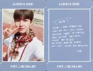 Wanna One / Kim Jae Hwan / Frame Light Blue / CDs "1 ÷X = 1 (UNDEDIDE) [Triple Position Ver.]" Special Treka