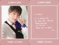 Wanna One/尹智善(Yoon Ji Sung)/背面有粉色、印刷信息/光盘