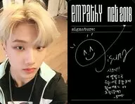 NCT / Chison (Jisung) / Back Black / Printed with signature / CDs "NCT 2018 Empathy (REALITY Ver.)" enclosed special photo card