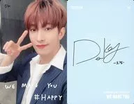 SEVENTEEN/DK(ドギョム)/「#HAPPY」・裏面水色/CD「JAPAN 1ST MINI ALBUM WE MAKE YOU」(初回限定盤B)特典フォトカード