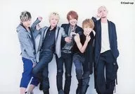 AAA/集合(5人)/横型・全身(足見切れ)・背景白/雑誌「Cool-up」応募者全員サービス 生写真