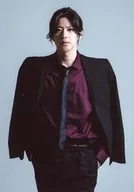 Shota Onuma / Above the Knees, Costume Black, Red, Necktie, Jacket Shoulder, Both Hands Pocket / Event "Thank you" Sale of Goods, Bromide