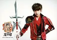 Shota Onuma (Sanada Yukimura) / Yokogata / Hizagami / Right-hand Spears / Left-hand Hips / Character Actor Shot / Butai 「 Ikemen Sengoku THE STAGE ~ Sanada Yukimura Edition ~ 」 Cast Advance Special Bromide