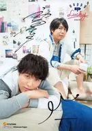 KAmiYU / Hiroshi Kamiya ・ Nyuno Jiyu / Print with signature ・ 2L Size / CD "Happy-Go-Lucky" Animate Special Bromide