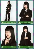 ◇長濱ねる/欅坂46ランダム生写真【5thシングル スーツ衣装】4種コンプリートセット
