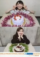Juice=Juice/宮本佳林・植村あかり/バストアップ・宮本両手ピース・植村両手頬/ファンクラブ通販 2018年2月通販販売 DVD5本同時購入特典生写真