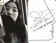 Girls' Generation / TAEYEON / Face Up / Monochrome / Microphone / Headphone / Back Print with signature / Third Mini Album "Something New" Special Toreka