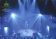 Uratanuki / Live Photo, Landscape, Body, Costume Black, Right Hand Microphone, Left Foot Raised, Light White, "2017.8.17 Shibuya TSUTAYA O-EAST cool style" / "Uratanuki Birthday Live cute style & cool style" Memo