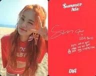 DIA / Somi / Back Red / Printed with signature / 4th Mini Album "Summer Ade" enclosed special photo card