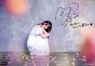 內田真禮/附帶印刷版簽名・留言/CD「youthful beautiful」HMV特典明信片