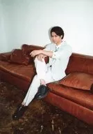 Daichi Saeki / Body, Sitting, White Costume, Double Hands, Sofa Tea / "Daichi Saeki Birthday Event 2018" Fukubiki Photo 2 Sets