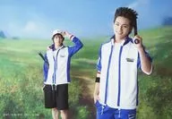 Juki Ōkubo (Takeshi 桃城), Nichika Akutsu (Ryoma Echizen) / Horizontal, Hijo, Background Sky, Character Tector Shots / Musical 『 El Príncipe del Tenis 』 TEAM Party SEIGAKU, HIga