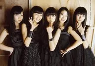 TOKYO GIRLS' STYLE / Gathering (5 persons) / Horizontal Type / Above Knee / Black Costume / Center Arai / Index Finger / Background Tea / CD 「 Partition Love 」 mu-mo Shop Original Benefit