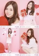 Asaginu de Shiraishi / "2017. Valentine" Local Random Official photo 4 Complete Set