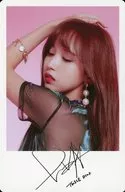 Twice / Mina / White Frame / Card Bottom Print with signature / CDs "YES or YES" Reservation Privilege Treka