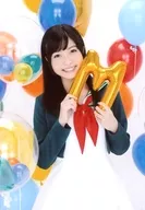 Wake Up， Girls!/吉岡茉祐/膝上・衣装白緑・両手Mの文字・風船/「Wake Up， Girls! FINAL TOUR - HOME - ～ PART I Start It Up， ～」ブロマイドアーカイブ PARTI