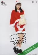 ☆ラストアイドル/佐佐木一心/直筆サイン入り・全身/ラストアイドルファミリー ランダム生写真 ＜2期生サンタVer.＞