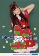 Morning Musume' 18 / Mizuki Fukumura / Above the Knee with Print Message / Morning Musume' 18 Official photo 『 Merry Christmas 』 