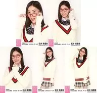 ◇松井珠理奈/AKB48 2015年5月度net shop限定个别生写真5种完整SET