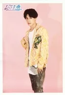 Super Express / Yusuke Fukuda / Above-the-knee, Costume Money, White, Right Hand Jacket, Body Left, Background Pink / "Super Express POP STORE" Official photo Epoch Special Golden Kai PRUDUCE Ver. (Osaka Only)